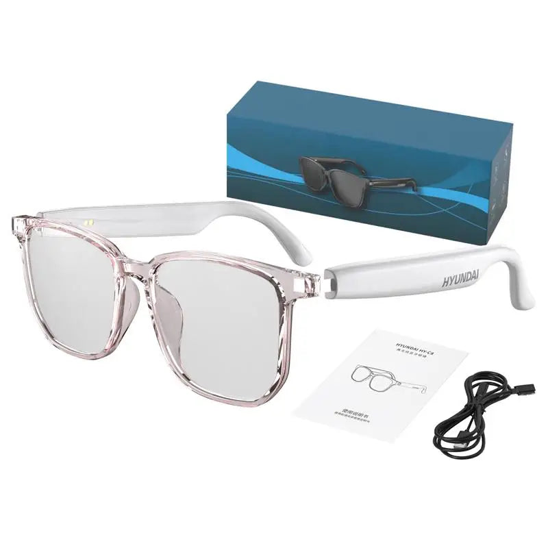 HY-C8 Smart Glasses with AI Translation & Bluetooth Headset