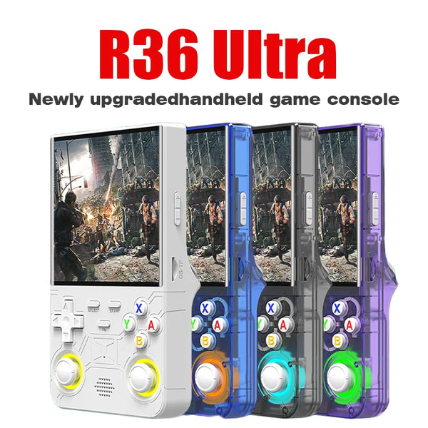 R36 Ultra 4-Inch Retro Handheld Game Console 128GB Linux System