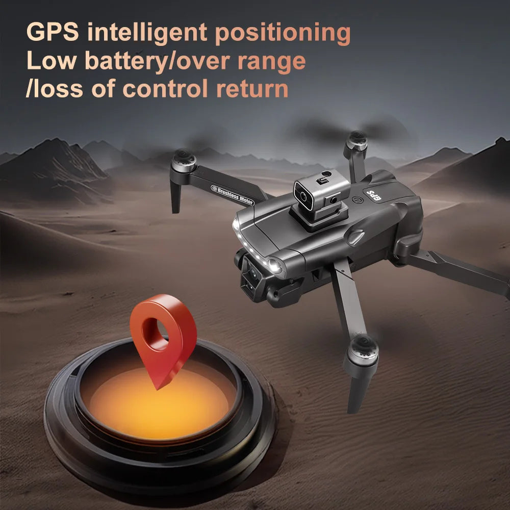 V198MAX 8K FPV Drone with Brushless Motor & Obstacle Avoidance
