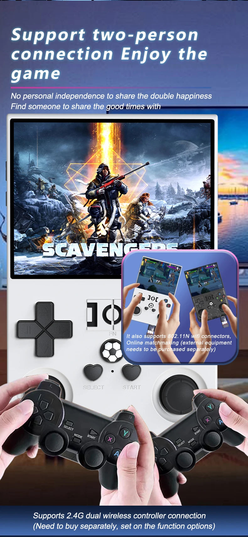 Open Source R36 PRO Retro Handheld Game Console