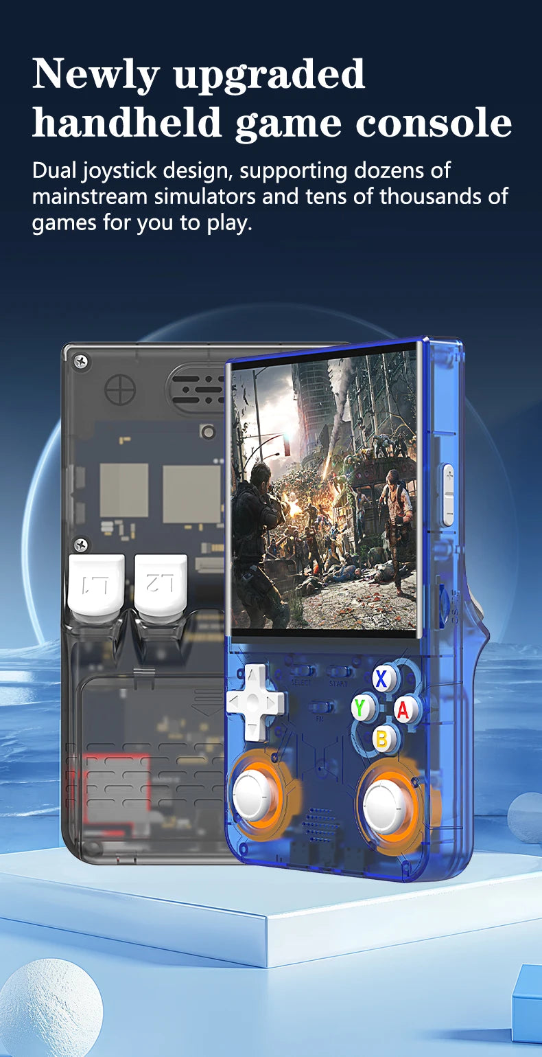 R36 Ultra 4-Inch Retro Handheld Game Console 128GB Linux System