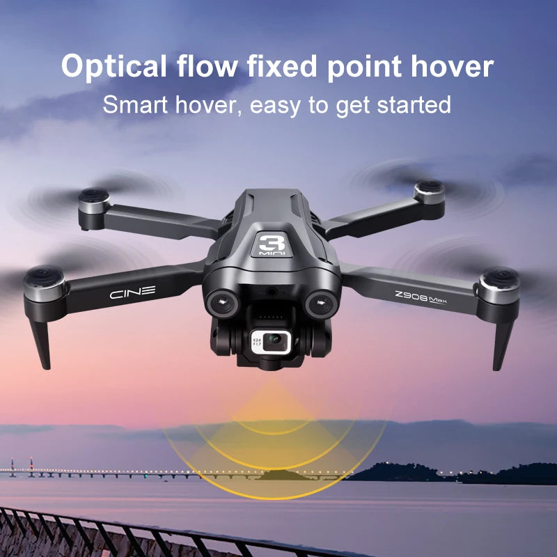 Z908 Pro Max 4K Brushless Drone with Obstacle Avoidance & FPV