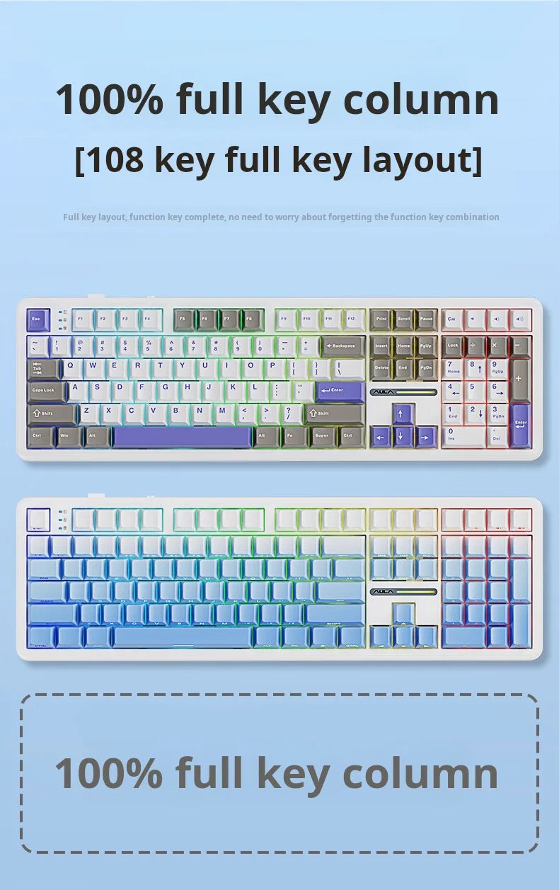 AULA F108 Pro Mechanical Keyboard