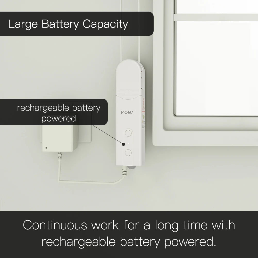 Zigbee Smart Roller Blinds Motor with Tuya App & Voice Control