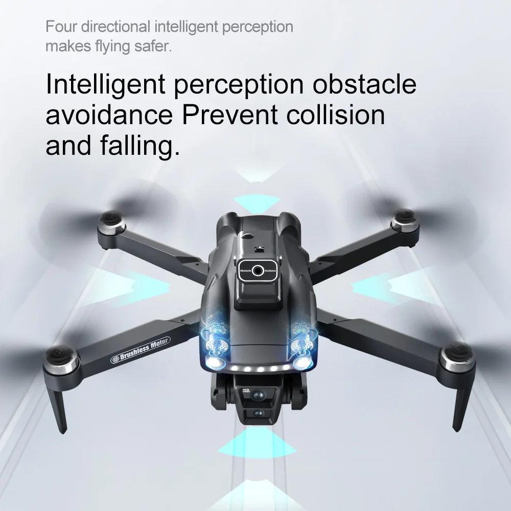 V198MAX 8K FPV Drone with Brushless Motor & Obstacle Avoidance