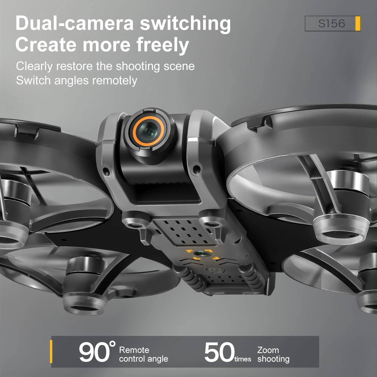S156 8K Dual Camera WiFi Drone with Remote Control & HD FPV