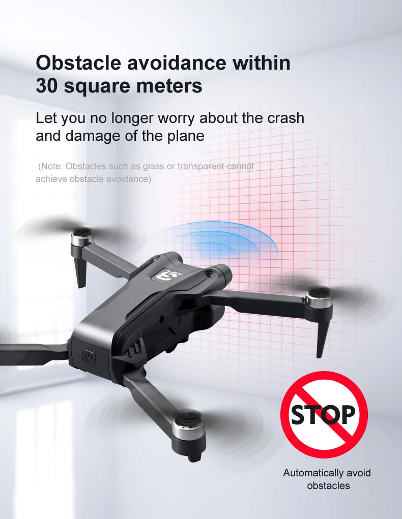 Z908 Pro Max 4K Brushless Drone with Obstacle Avoidance & FPV