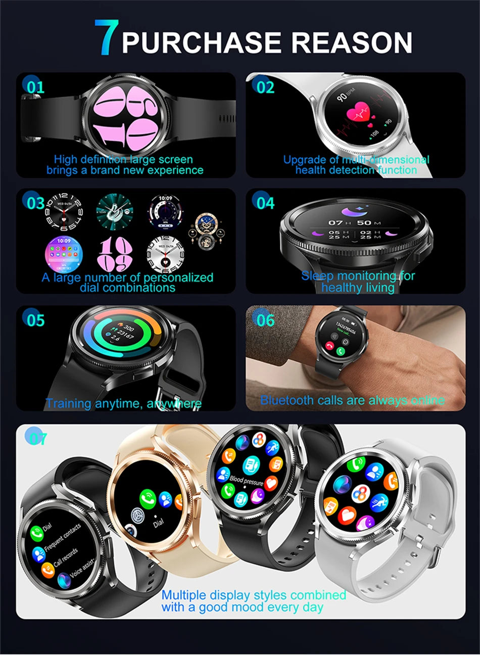 Watch 6 Classic Smartwatch with GPS & Bluetooth Call 2025