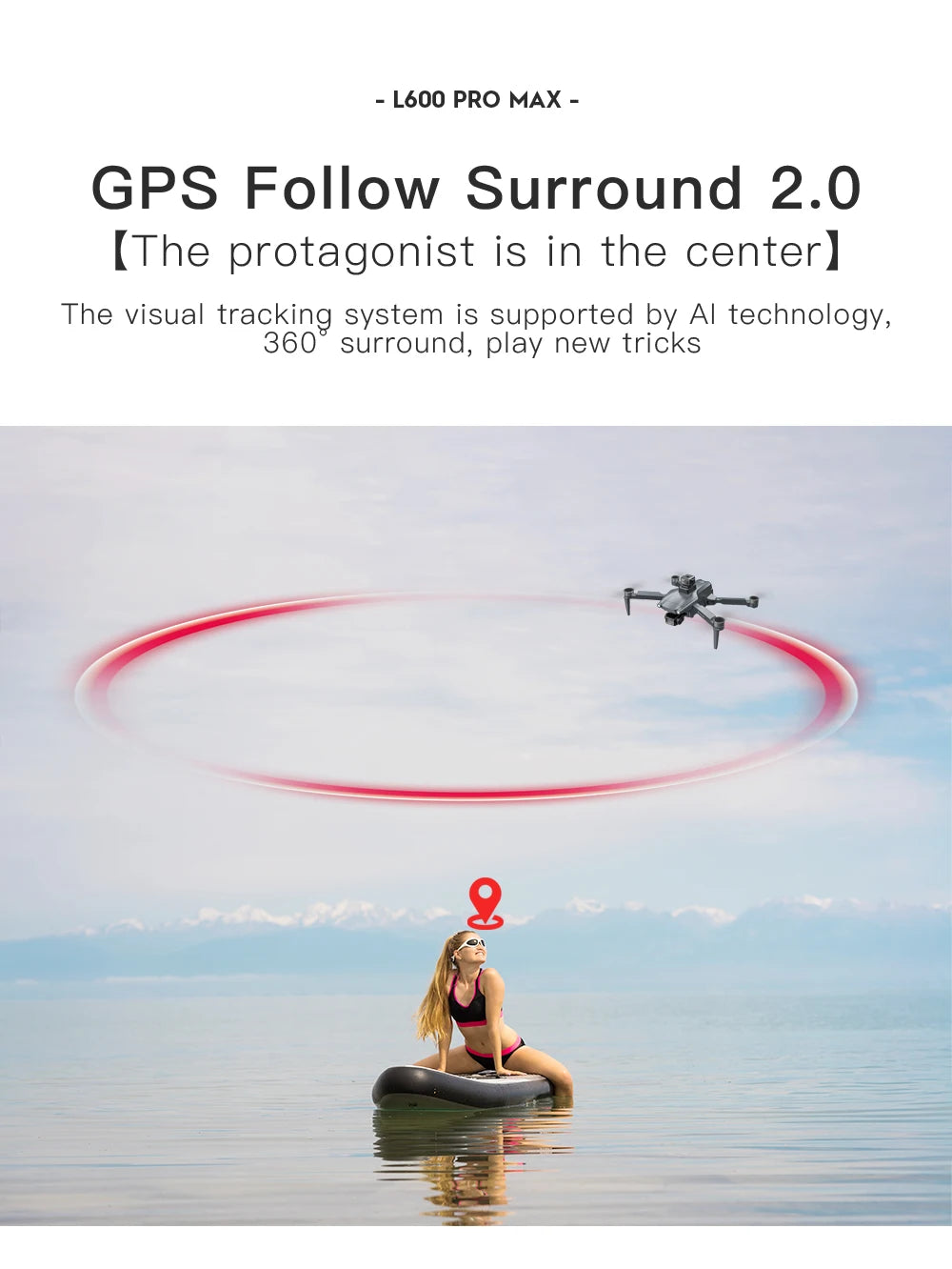 L600 Pro Max 4K GPS Drone with 3-Axis Gimbal & Dual Camera