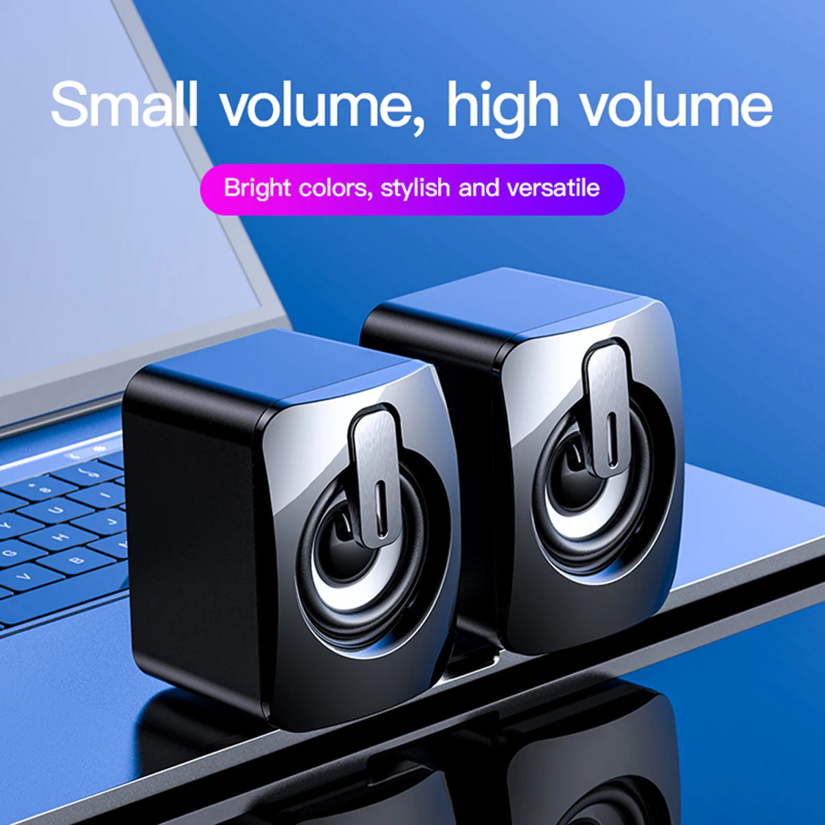 Mini PC Speaker Sound Box for Laptop & Desktop Computers