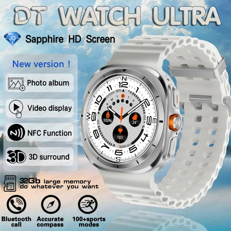 2025 DT Watch 7 Ultra Smartwatch 47mm AMOLED GPS NFC 32GB