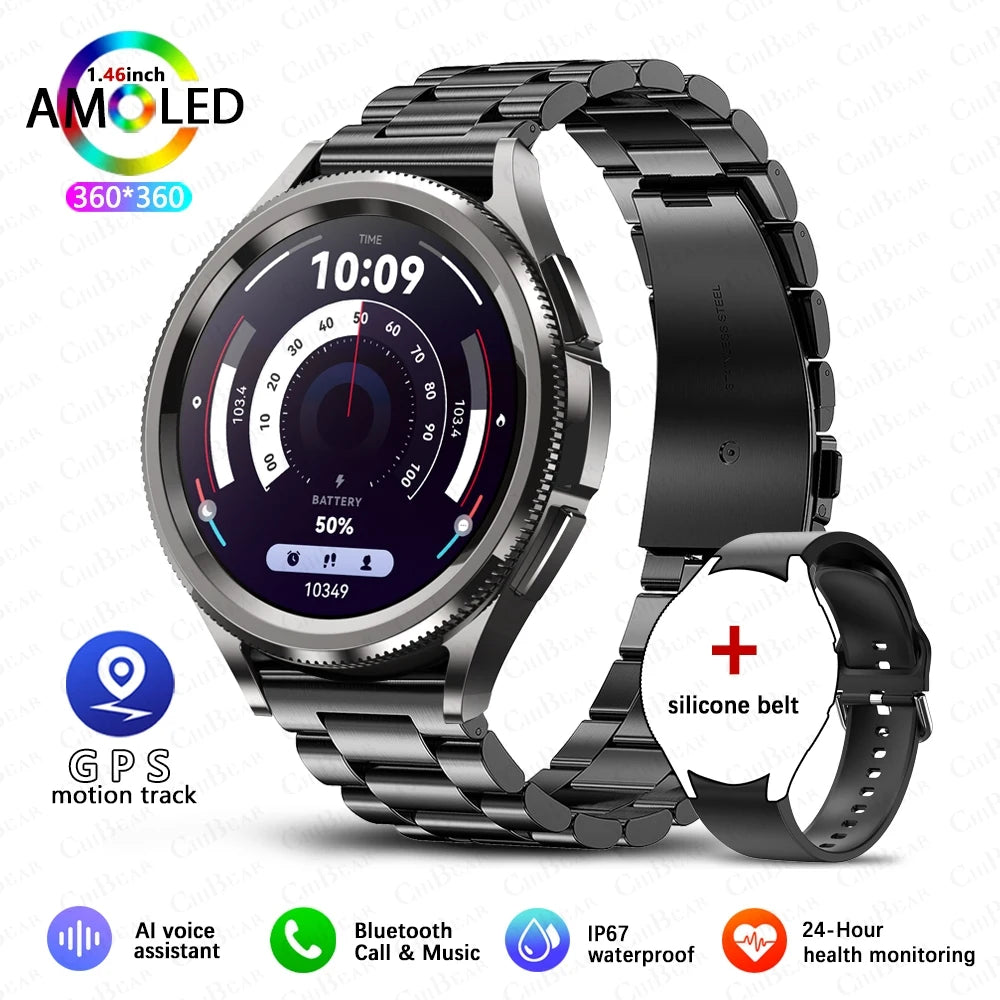 Watch 6 Classic Smartwatch with GPS & Bluetooth Call 2025
