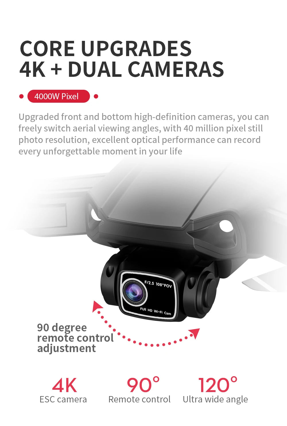 L900 PRO SE GPS 4K Drone with Brushless Motor & 5G WiFi