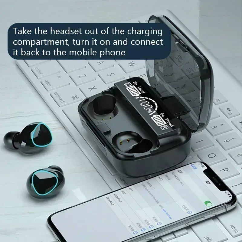 Wireless Bluetooth Headphones with Display