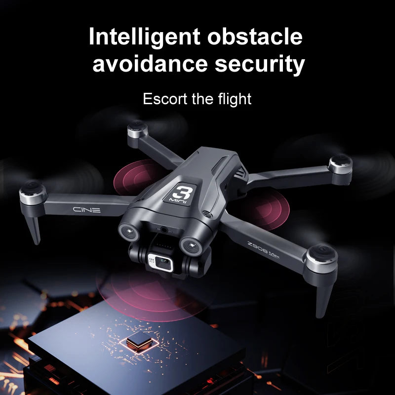 Z908 Pro Max 4K Brushless Drone with Obstacle Avoidance & FPV