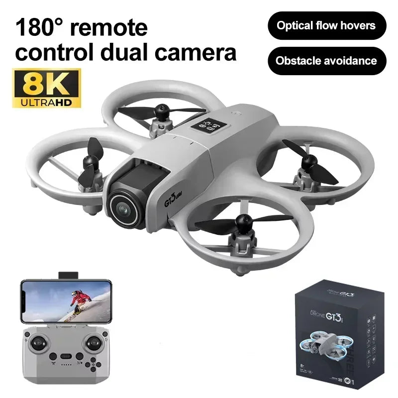 GT3 8K GPS Dual Camera Drone with WiFi FPV & HD Aerial Photography