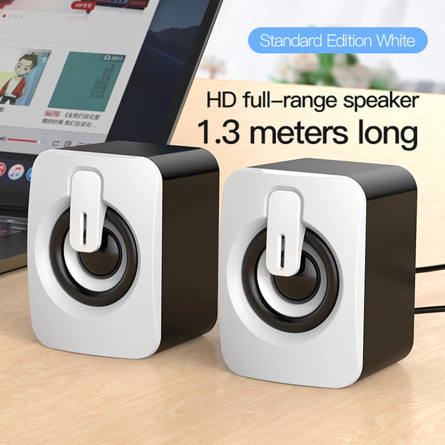 Mini PC Speaker Sound Box for Laptop & Desktop Computers