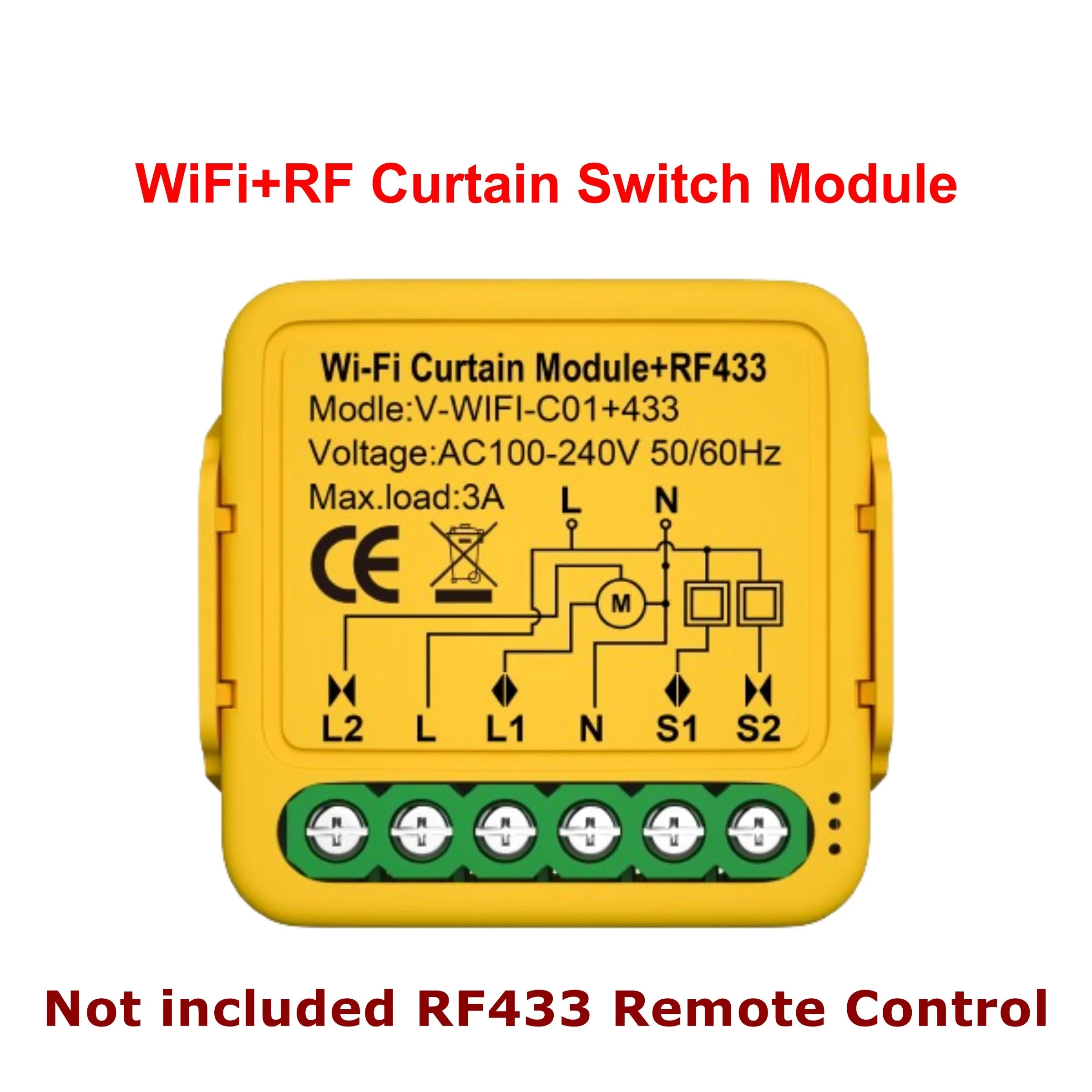 Tuya WiFi Zigbee Smart Curtain Switch Module for Alexa & Google Home