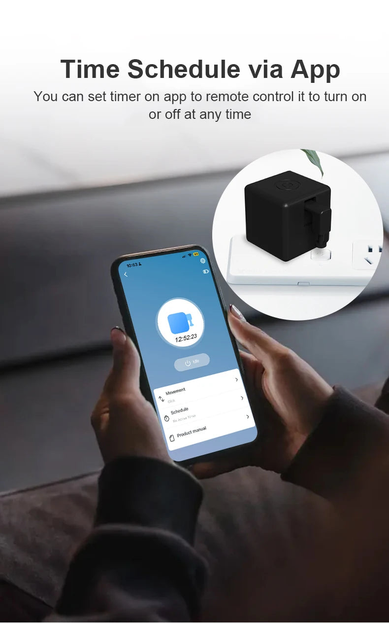 Tuya Zigbee Smart Fingerbot Switch Pusher for Alexa & Google Home