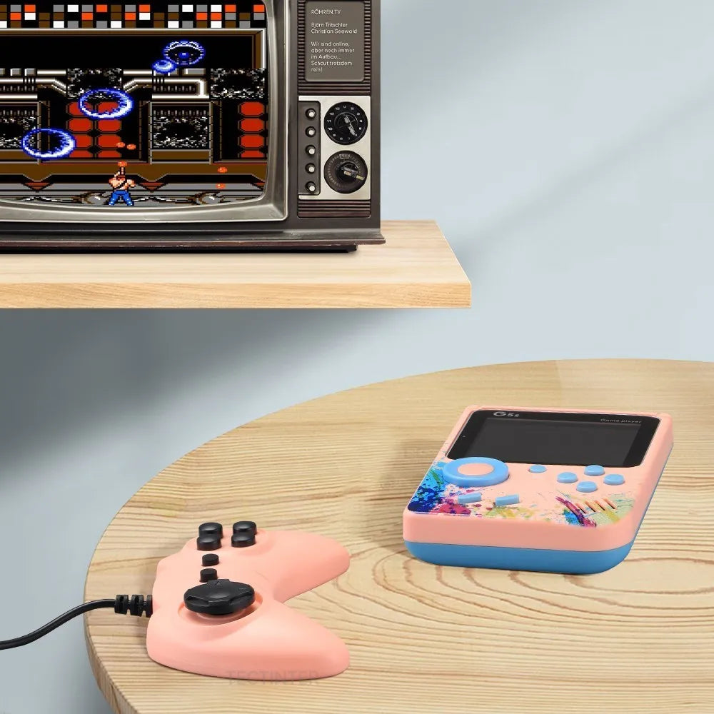G5S Mini Retro Handheld Game Console with 500 Built-in Games