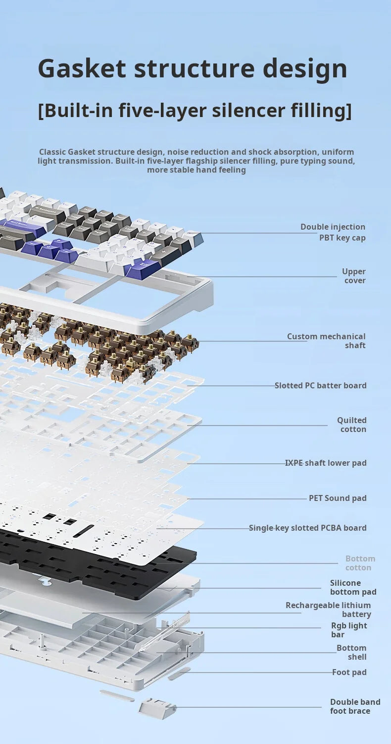 AULA F108 Pro Mechanical Keyboard