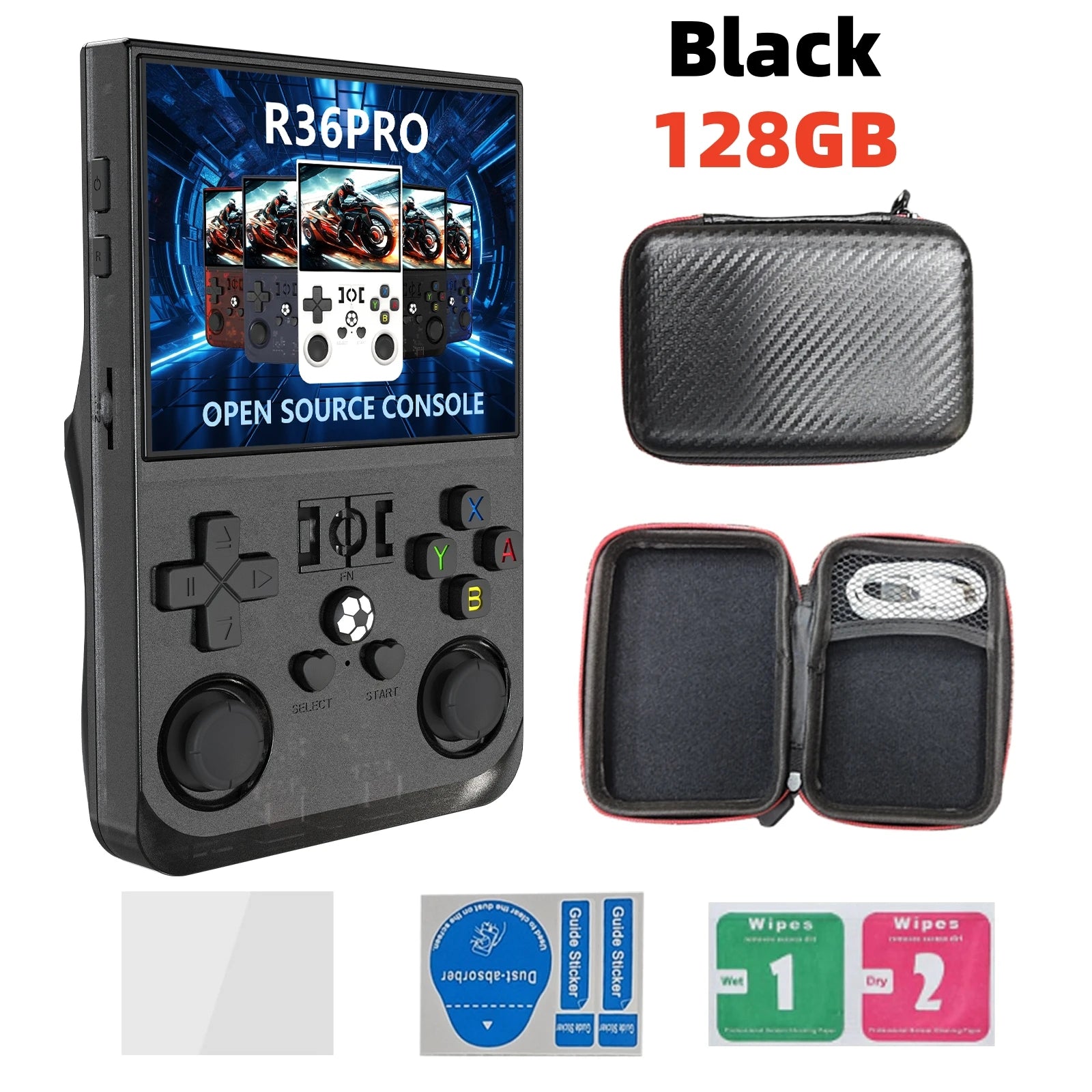 Open Source R36 PRO Retro Handheld Game Console