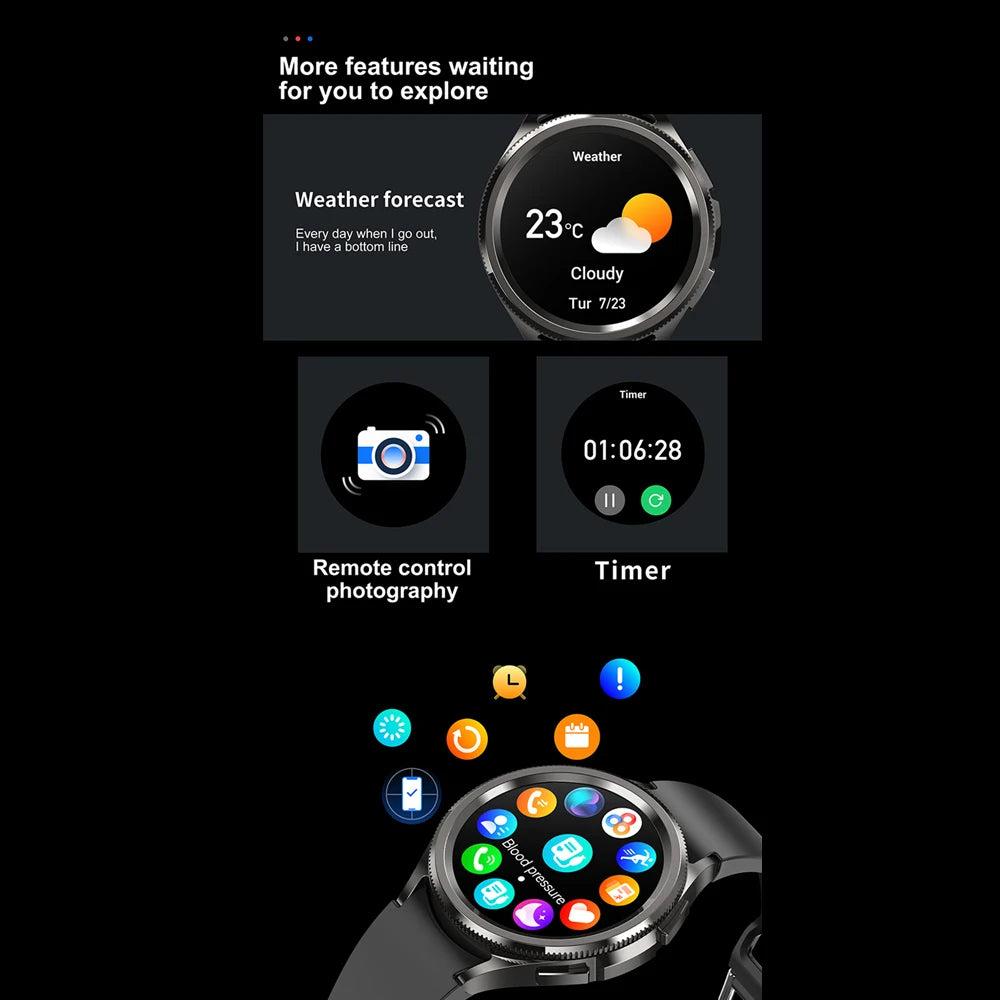 Watch 6 Classic Smartwatch with GPS & Bluetooth Call 2025