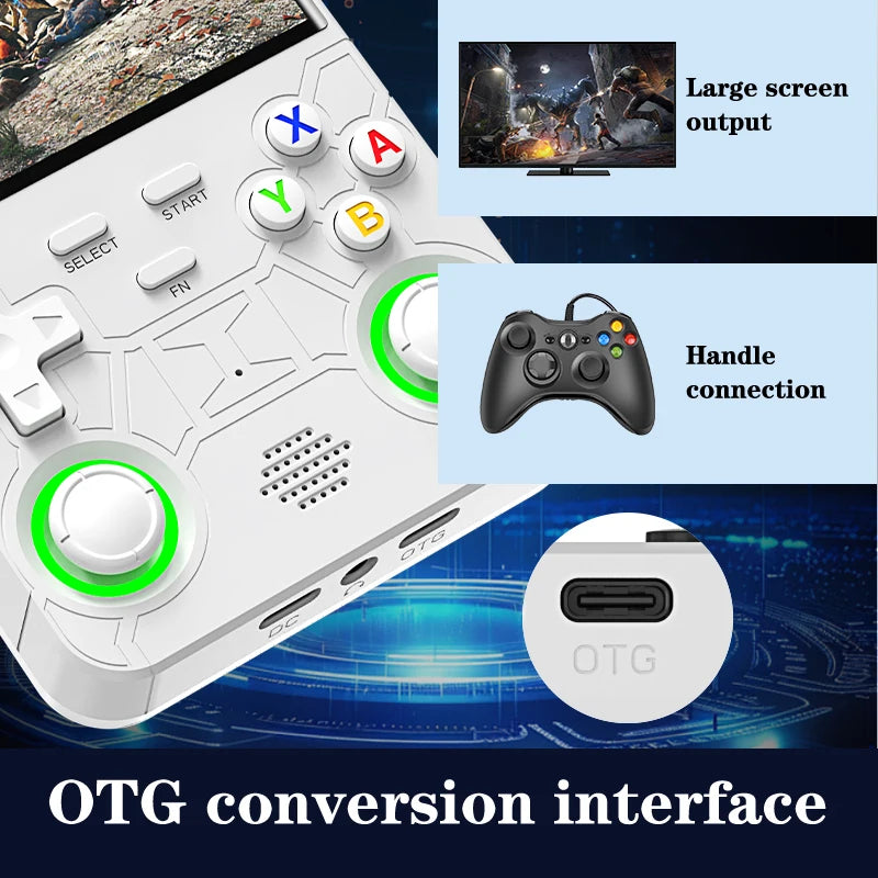 R36 Ultra 4-Inch Retro Handheld Game Console 128GB Linux System