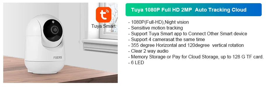 Fuers Tuya Smart WiFi 4G/2G GSM Alarm System