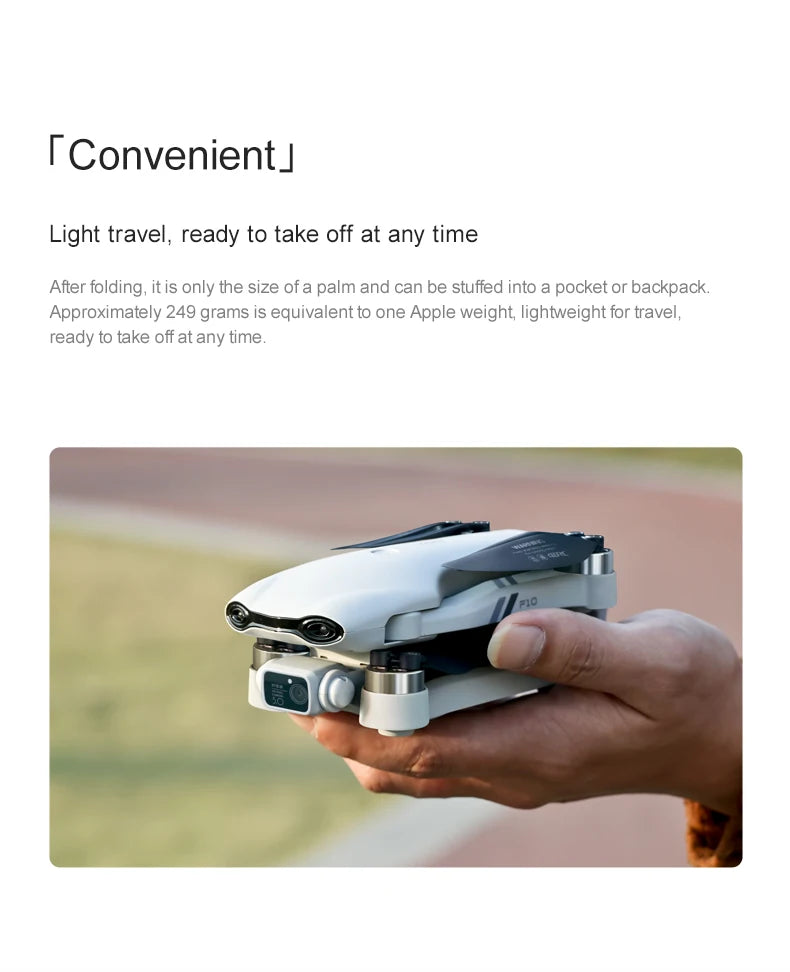 4DRC F10 GPS 6K Dual Camera Foldable Drone with Obstacle Avoidance