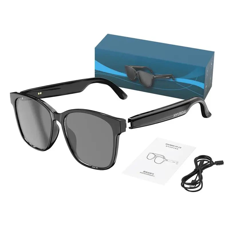 HY-C8 Smart Glasses with AI Translation & Bluetooth Headset