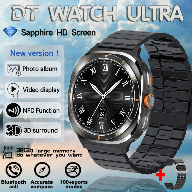 2025 DT Watch 7 Ultra Smartwatch 47mm AMOLED GPS NFC 32GB
