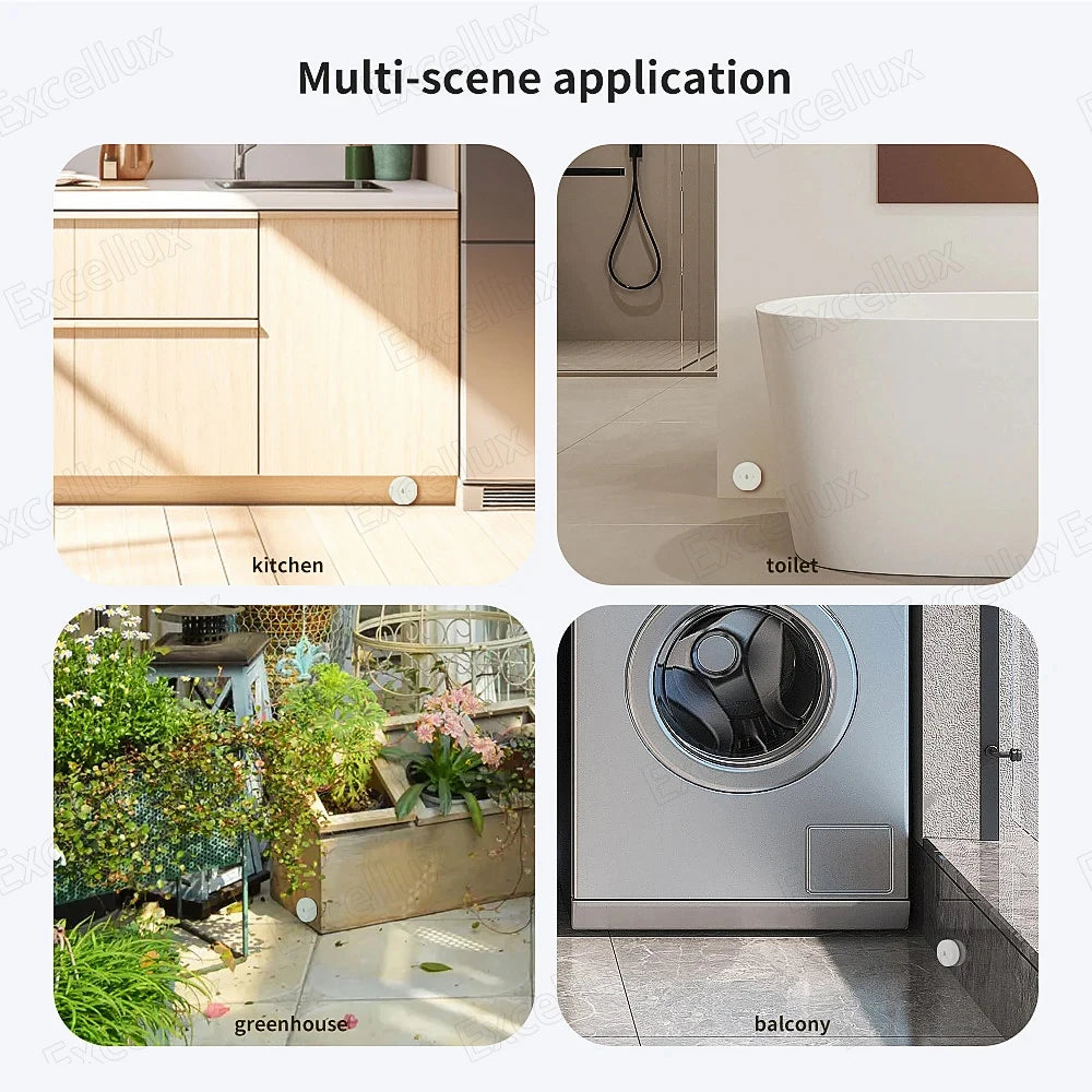 Tuya Zigbee Smart Water Leak Sensor Flood Alarm Detector