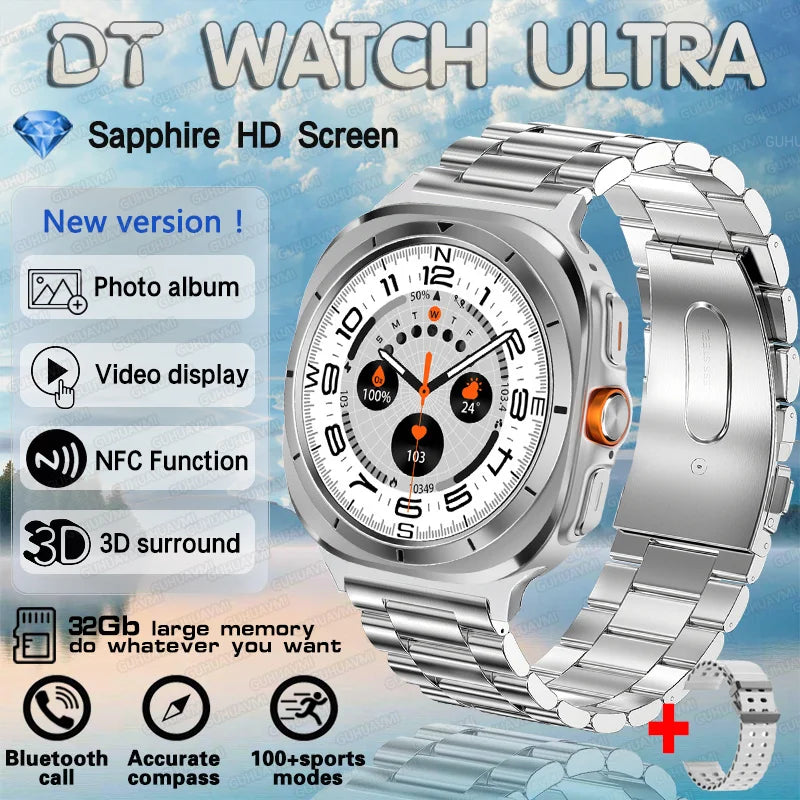 2025 DT Watch 7 Ultra Smartwatch 47mm AMOLED GPS NFC 32GB
