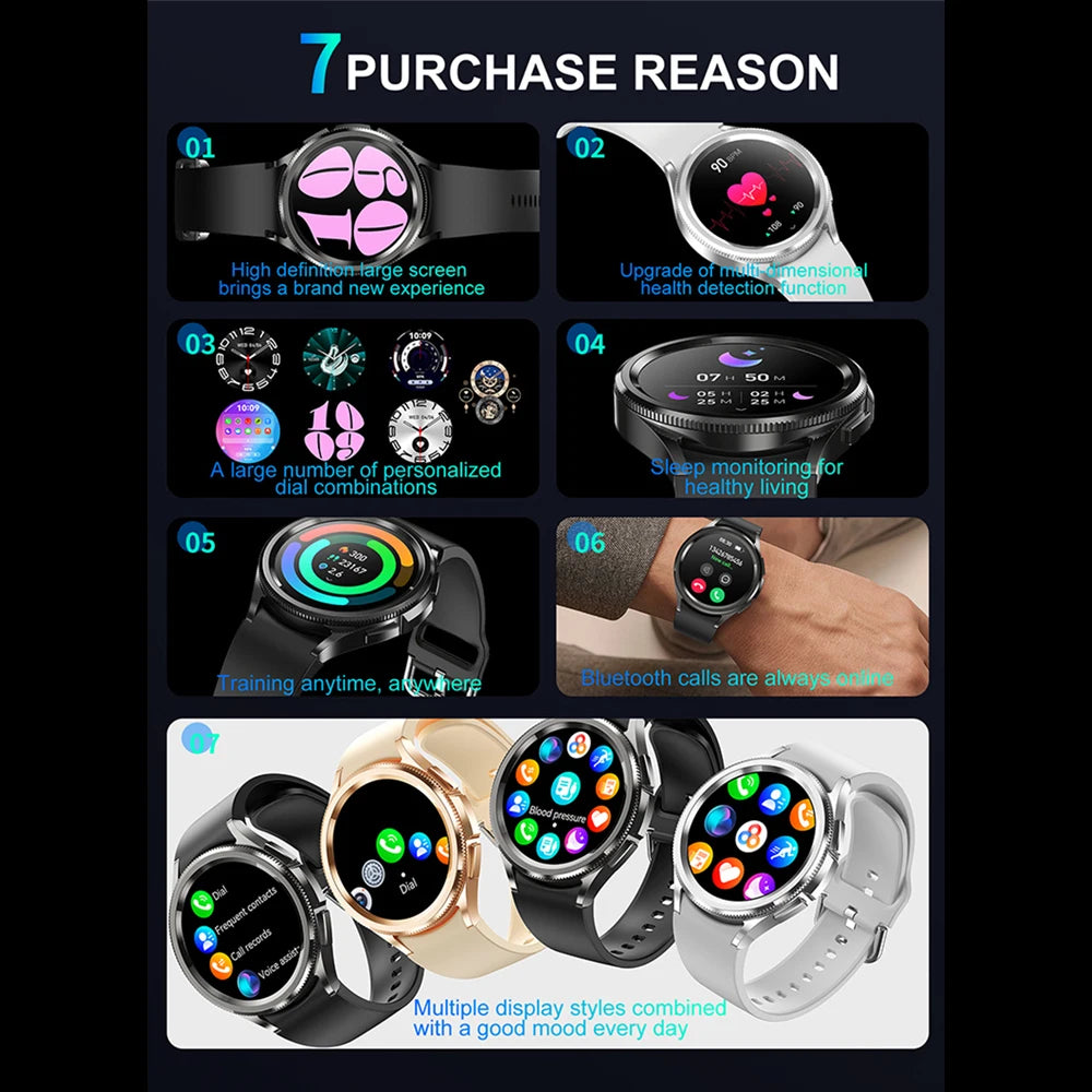 Watch 6 Classic Smartwatch with GPS & Bluetooth Call 2025