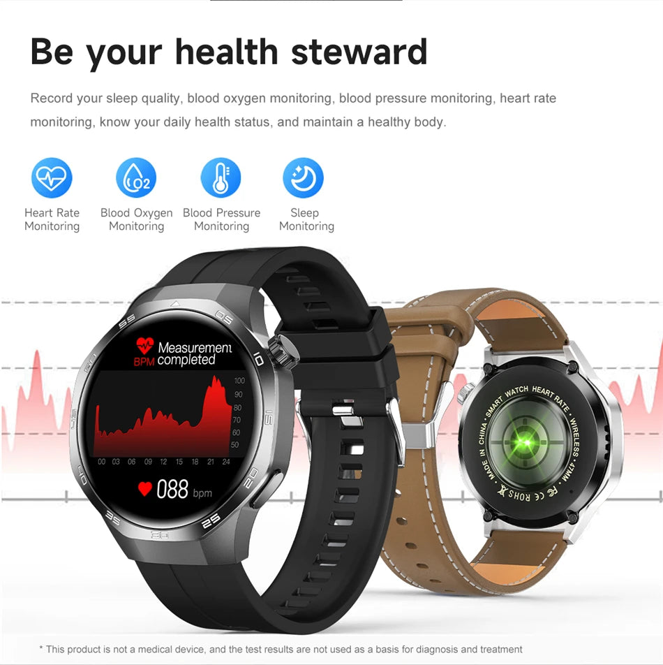 2025 Watch 5 Max Smartwatch AMOLED NFC GPS Bluetooth Call