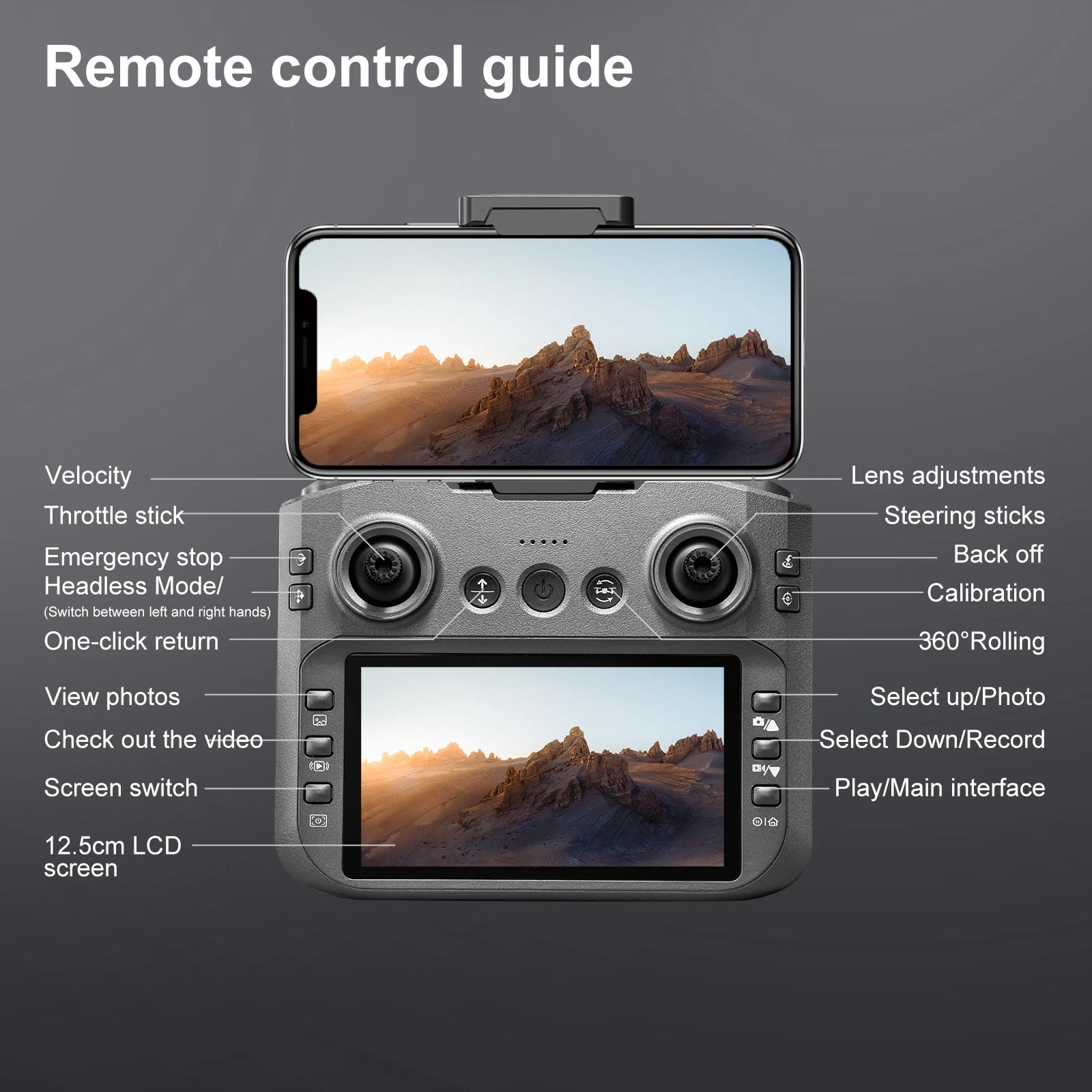 S156 8K Dual Camera WiFi Drone with Remote Control & HD FPV