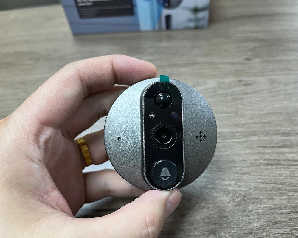 3MP Smart Life Tuya WiFi Doorbell Peephole Camera