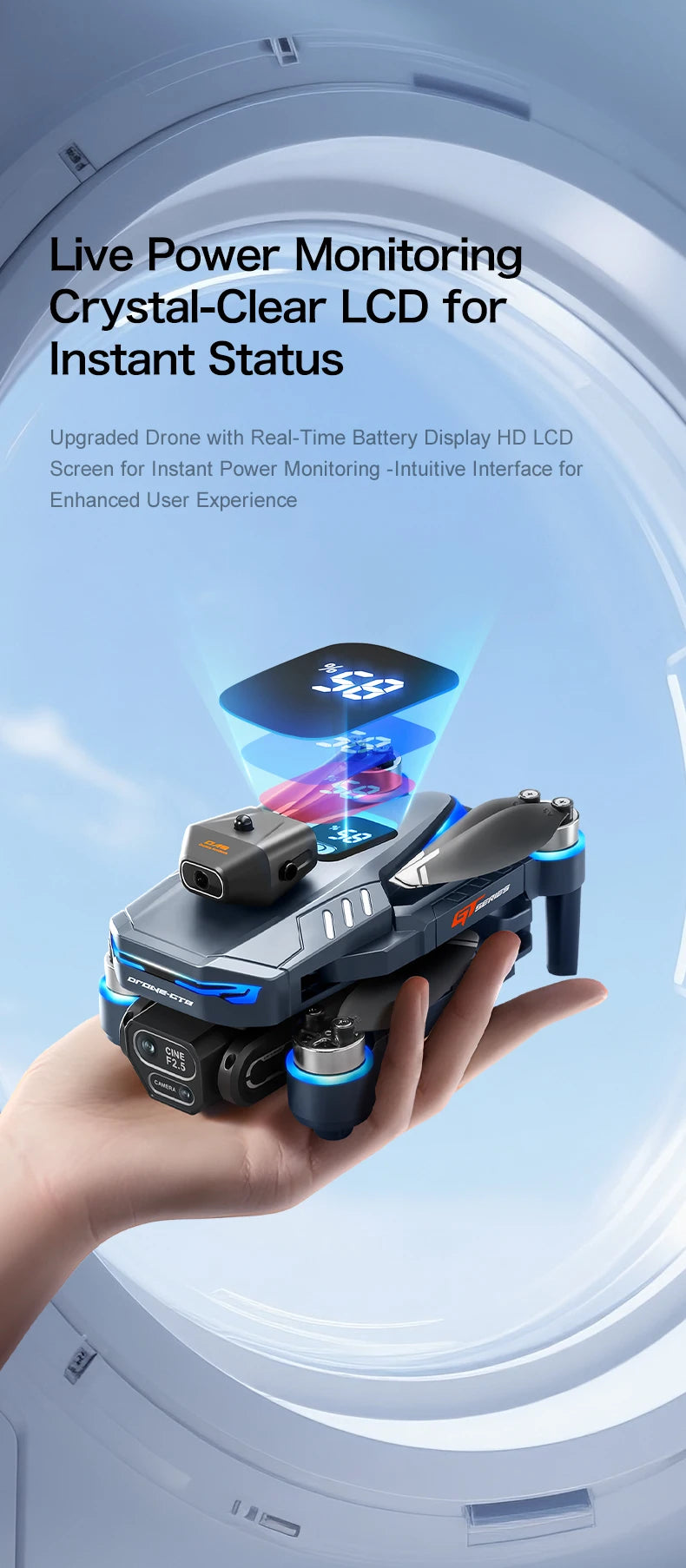 GT8 8K Dual Camera GPS Drone with Brushless Motor & FPV 2025