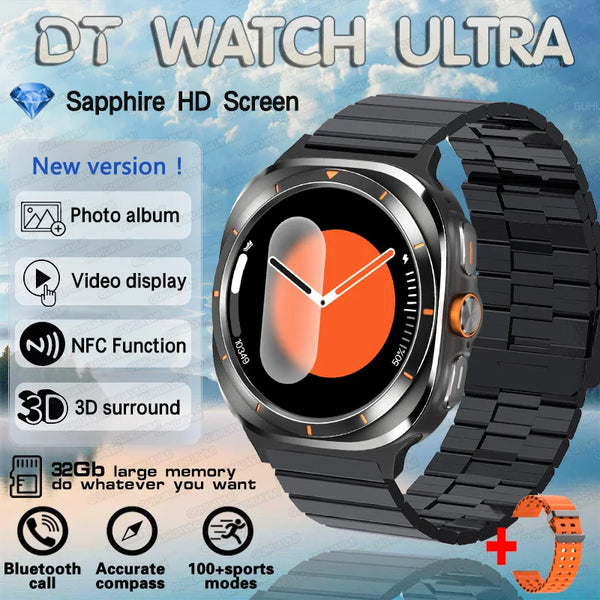 2025 DT Watch 7 Ultra Smartwatch 47mm AMOLED GPS NFC 32GB