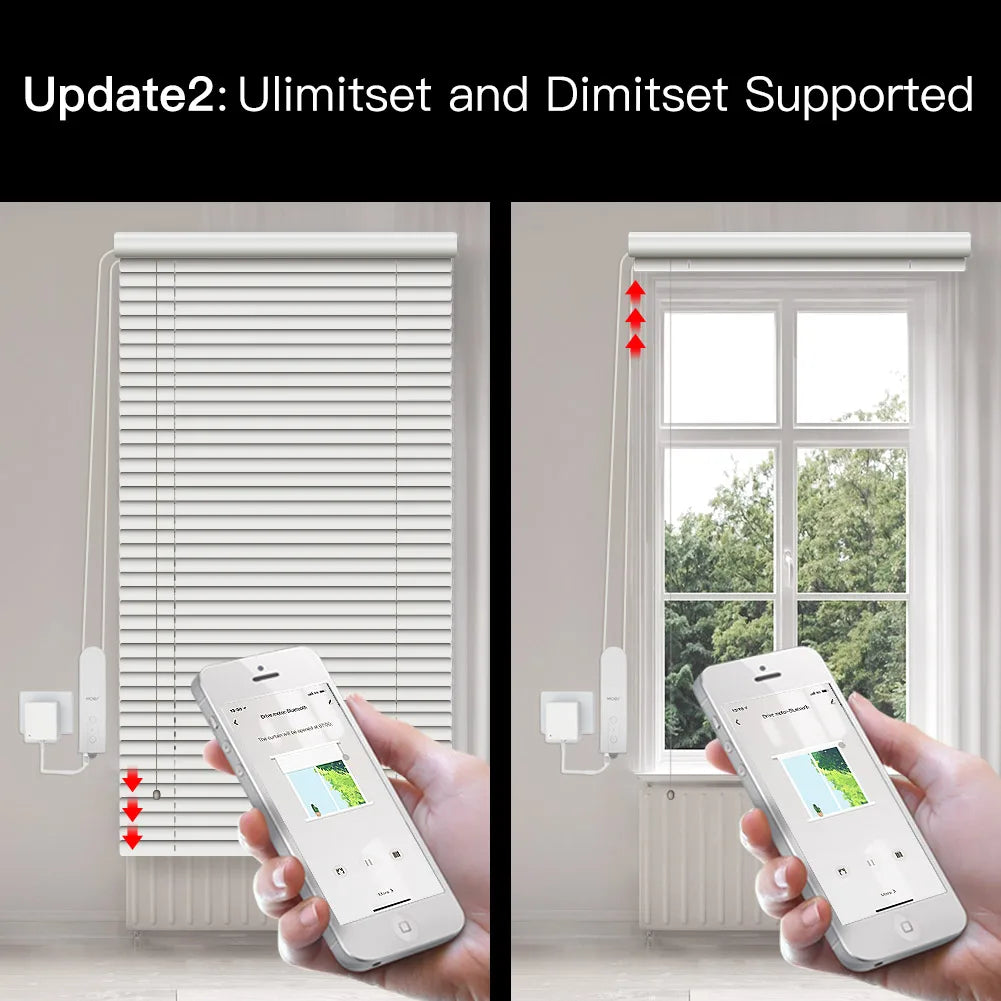 Zigbee Smart Roller Blinds Motor with Tuya App & Voice Control