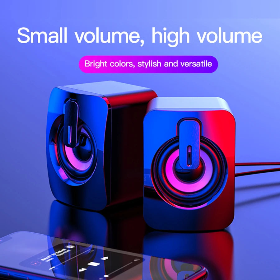 Mini PC Speaker Sound Box for Laptop & Desktop Computers