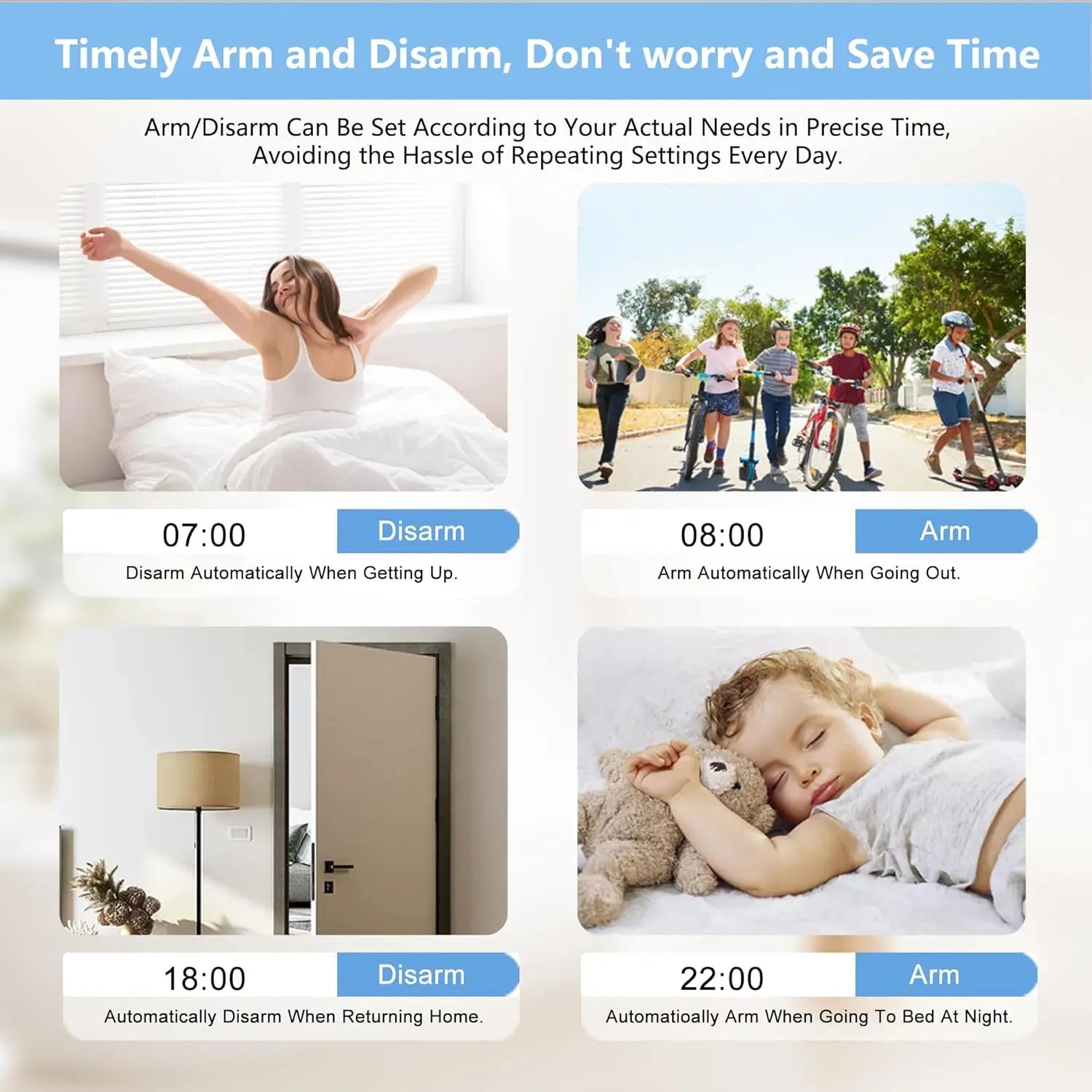 GauTone TUYA WiFi 4G GSM Alarm System