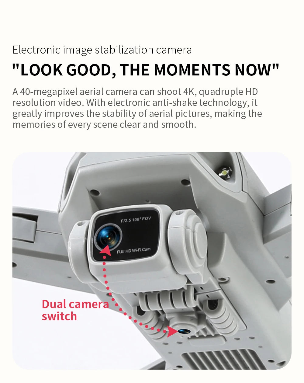 L900 Pro 4K GPS Drone with Dual Camera & Brushless Motor