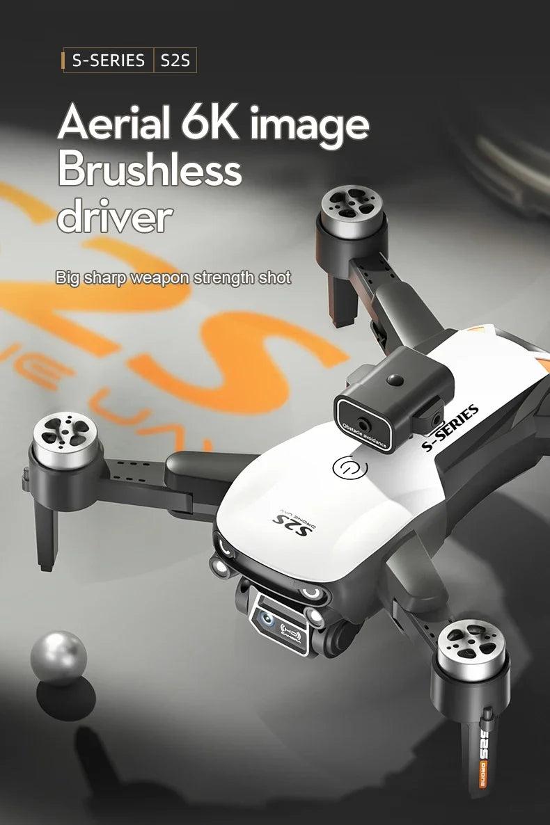 S2S Mini 8K Drone with Obstacle Avoidance & Brushless Motor