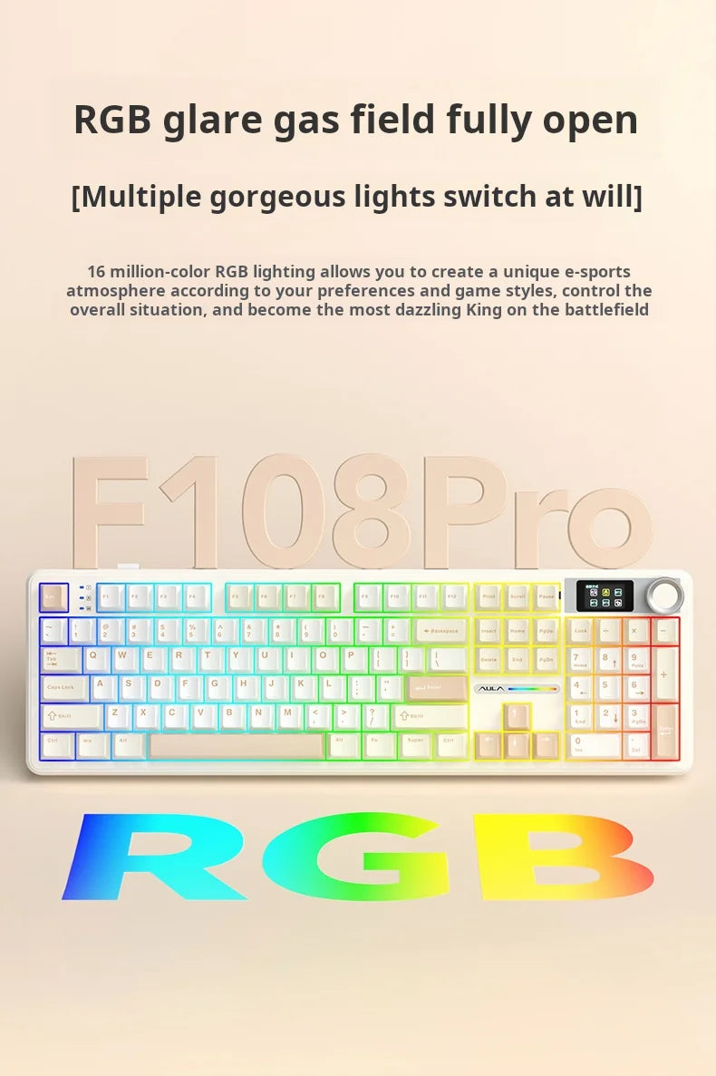 AULA F108 Pro Mechanical Keyboard