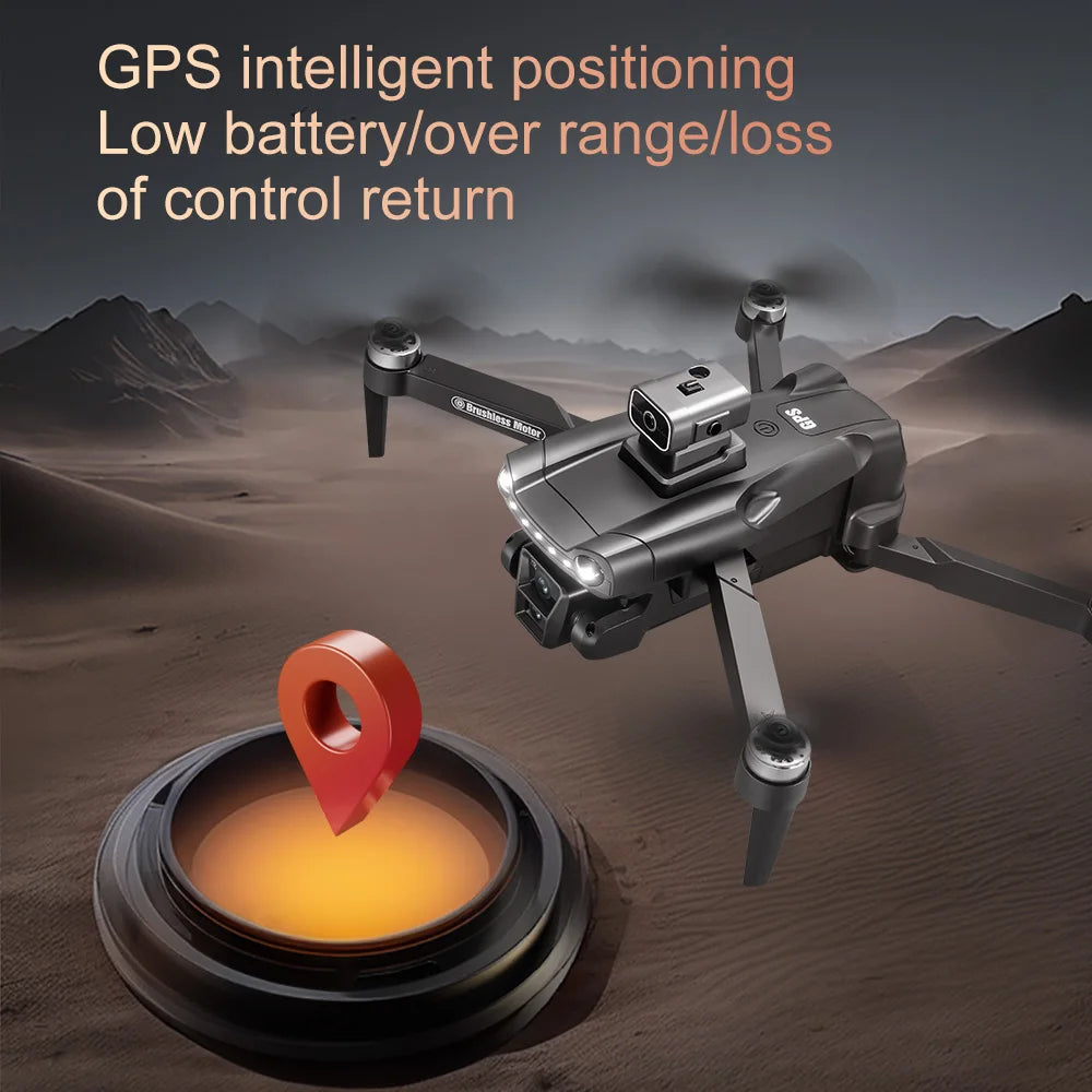 V198MAX 8K FPV Drone with Brushless Motor & Obstacle Avoidance