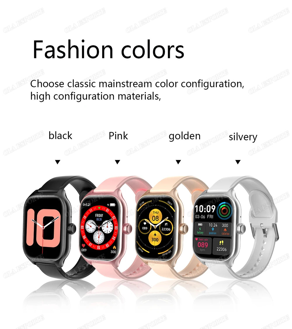 1.83" Smart Watch with Bluetooth Call & Fitness Tracker for Android/iOS
