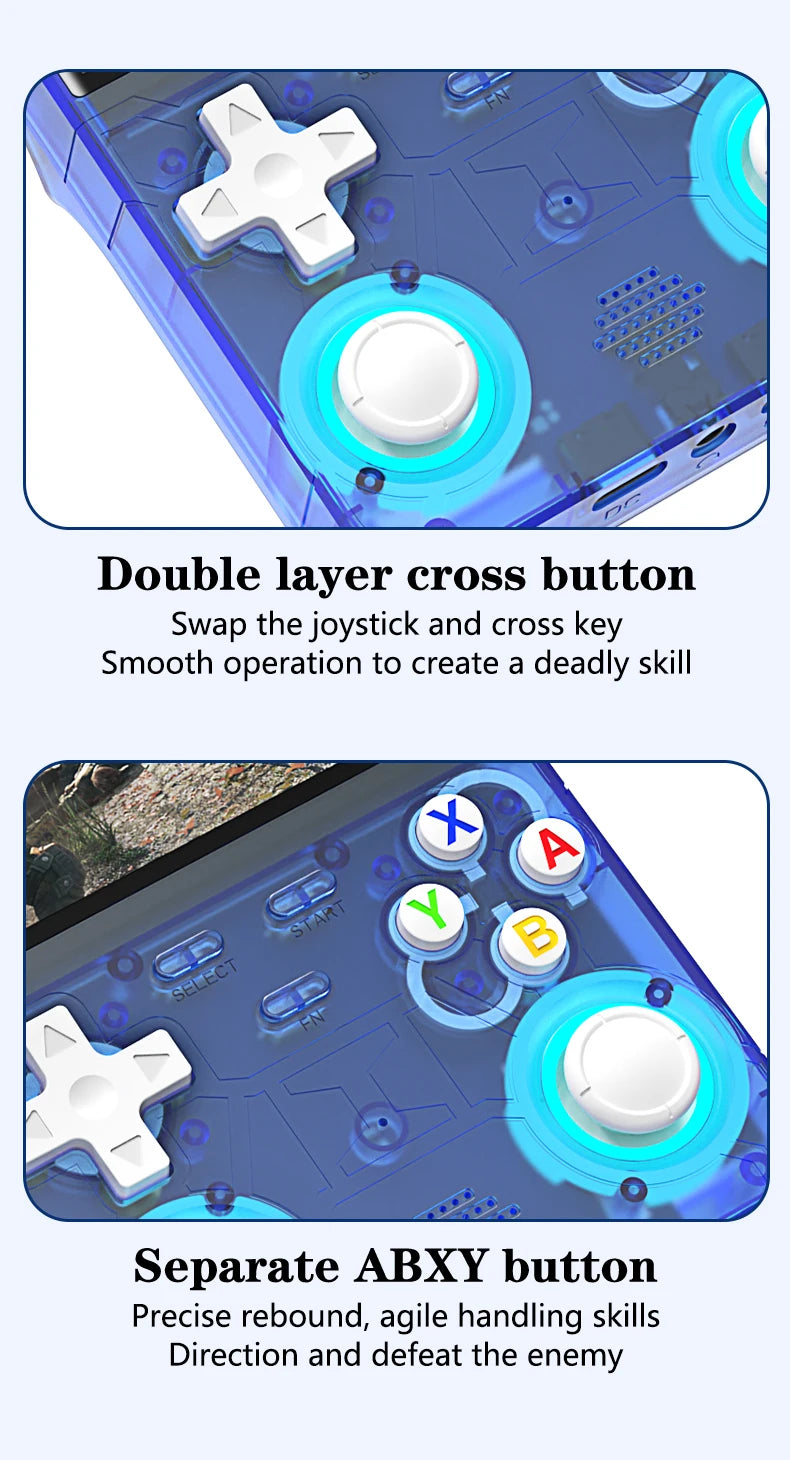 R36 Ultra 4-Inch Retro Handheld Game Console 128GB Linux System