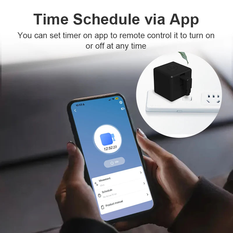 Tuya Zigbee Smart Fingerbot Switch Pusher for Alexa & Google Home
